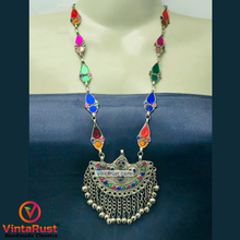 Load image into Gallery viewer, Handmade Colorful Boho Statement Necklace