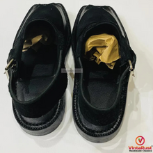 Load image into Gallery viewer, Black Handcrafted Causal Wear Peshawari Sandals