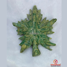 Load image into Gallery viewer, Polished Green Gemstone Leaf