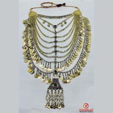 Load image into Gallery viewer, Oversized Multi Strand Festival Choker Necklace