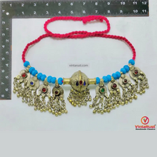 Load image into Gallery viewer, Handmade Kuchi Dangling Bells Choker Necklace