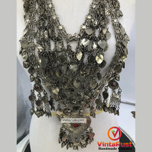 Load image into Gallery viewer, Vintage Tribal Necklace Embellished with Fish Motifs