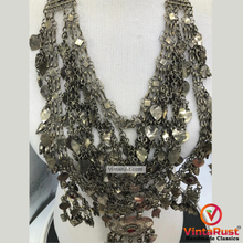 Load image into Gallery viewer, Vintage Tribal Necklace Embellished with Fish Motifs