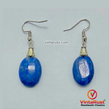 Load image into Gallery viewer, Black Friday Handmade Lapis Lazuli Necklace and Earrings