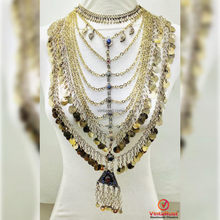 Load image into Gallery viewer, Oversized Multi Strand Festival Choker Necklace