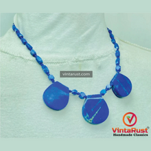 Load image into Gallery viewer, Blue Lapis Handmade Gemstone Beaded Necklace