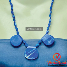 Load image into Gallery viewer, Blue Lapis Handmade Gemstone Beaded Necklace