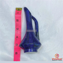 Load image into Gallery viewer, Real Lapis Lazuli Handcrafted Vase: Handmade Gemstone Jug