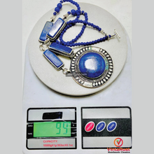 Load image into Gallery viewer, Blue Lapis Lazuli Pendant Necklace