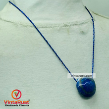 Load image into Gallery viewer, Single Gemstone Lapis Lazuli Necklace