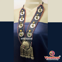 Load image into Gallery viewer, Turkmen Big Pendant Necklace With Coins