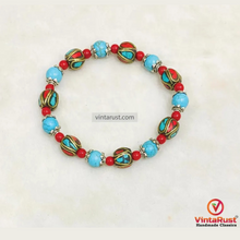 Load image into Gallery viewer, Handmade Tibetan Nepalese Gemstone Bracelet
