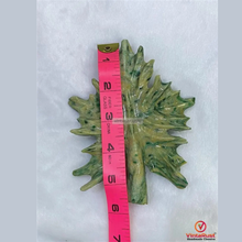 Load image into Gallery viewer, Polished Green Gemstone Leaf