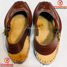 Load image into Gallery viewer, Genuine Leather Sandals Peshawari Chappal