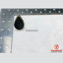 Load image into Gallery viewer, Black Onyx Stone Ring: Unisex Adjustable Rings For Gift