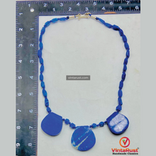 Load image into Gallery viewer, Blue Lapis Handmade Gemstone Beaded Necklace