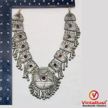 Load image into Gallery viewer, Handmade Big Kuchi Kashmiri Pendant Necklace