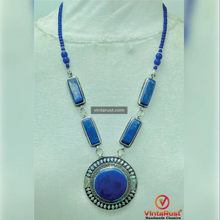 Load image into Gallery viewer, Blue Lapis Lazuli Pendant Necklace