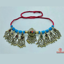 Load image into Gallery viewer, Handmade Kuchi Dangling Bells Choker Necklace