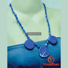 Load image into Gallery viewer, Blue Lapis Handmade Gemstone Beaded Necklace