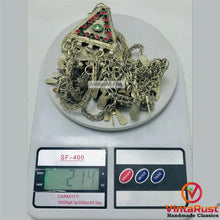 Load image into Gallery viewer, Oversized Silver Kuchi Multilayers Bib Necklace