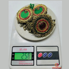 Load image into Gallery viewer, Handmade Afghan Necklace and Earrings
