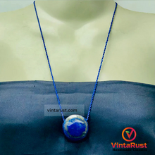 Load image into Gallery viewer, Single Gemstone Lapis Lazuli Necklace