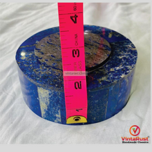 Load image into Gallery viewer, Handmade Lapis Lazuli Stone Box with Lid