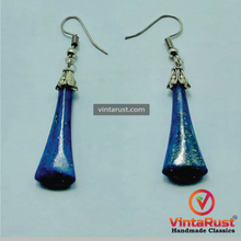 Load image into Gallery viewer, Lapis Lazuli Gemstone Dangle Earrings