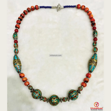 Load image into Gallery viewer, Handmade Nepalese Tibetan Choker Necklace
