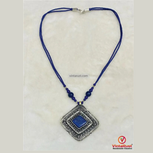 Load image into Gallery viewer, Handcrafted Lapis Lazuli Beaded Necklace