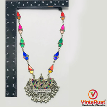 Load image into Gallery viewer, Handmade Colorful Boho Statement Necklace