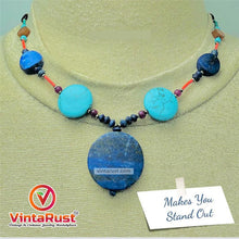 Load image into Gallery viewer, Multi Stones Beaded Vintage Necklace