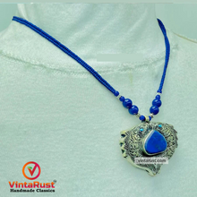 Load image into Gallery viewer, Massive Lapis Lazuli Stone Kuchi Necklace