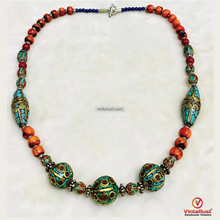 Load image into Gallery viewer, Handmade Nepalese Tibetan Choker Necklace