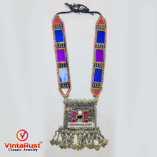 Load image into Gallery viewer, Handmade Tribal Multicolor Pendant Necklace