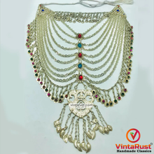 Load image into Gallery viewer, Vintage Multilayers Bib Necklace With Dangling Pendant