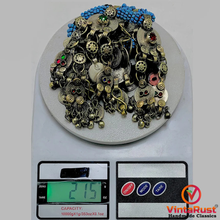 Load image into Gallery viewer, Bohemian Necklace With Coins and Glass Stones