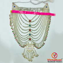 Load image into Gallery viewer, Vintage Multilayers Bib Necklace With Dangling Pendant