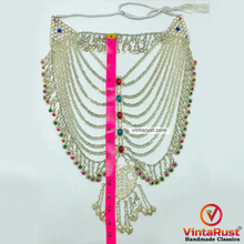 Load image into Gallery viewer, Vintage Multilayers Bib Necklace With Dangling Pendant