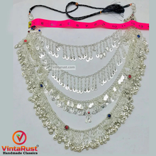 Load image into Gallery viewer, Unique Multi Layered Silver Kuchi Necklace