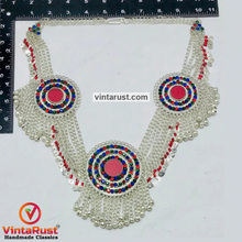 Load image into Gallery viewer, Gypsy Handmade Bib Necklace With Dangling Bells