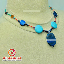 Load image into Gallery viewer, Multi Stones Beaded Vintage Necklace
