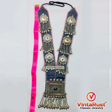 Load image into Gallery viewer, Vintage Long Chain Turkmen Big Pendant Style Necklace