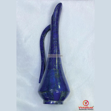 Load image into Gallery viewer, Handmade Lapis Lazuli Vase: Natural Stone Jug Pitcher