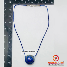 Load image into Gallery viewer, Single Gemstone Lapis Lazuli Necklace