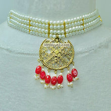 Load image into Gallery viewer, White Pearls Handmade Beaded Jewelry Set