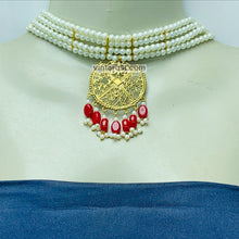 Load image into Gallery viewer, White Pearls Handmade Beaded Jewelry Set
