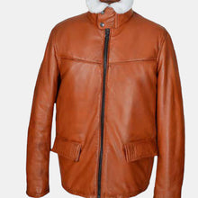 Load image into Gallery viewer, Winter Men's Bomber Casual Leather Jacket