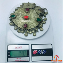 Load image into Gallery viewer, Bohemian Silver Kuchi Vintage Massive Pendant Necklace